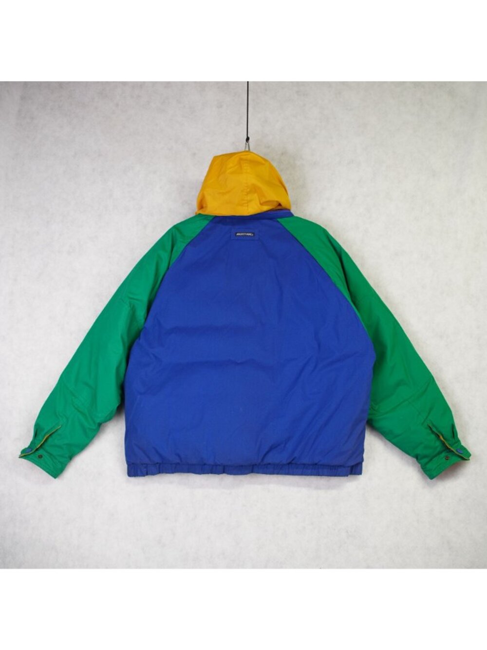 Vintage Mighty Mac Norsac Duck Down Puffer Jacket Mens XL Blue Green 80s-90s EUC - Picture 3 of 16